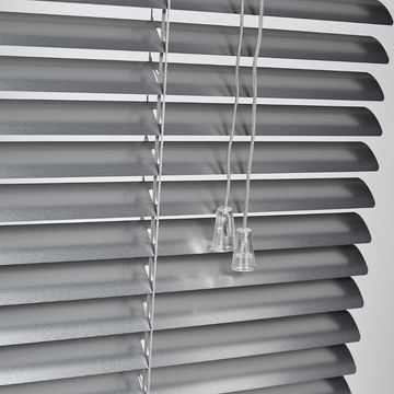 25 mm Alu Venetian Blind Silver 600 x 1000