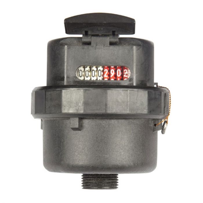 Water Meter 22 mm Piston Type Plastic