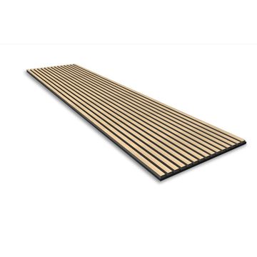 Washed Oak Acoustic Slat Wall Panel