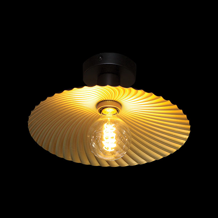 230v 40W E27 Golden Shell Ceiling Fitting