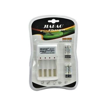 Jiabao JB212 Battery Charger with 4 Pieces 350mAh AAA