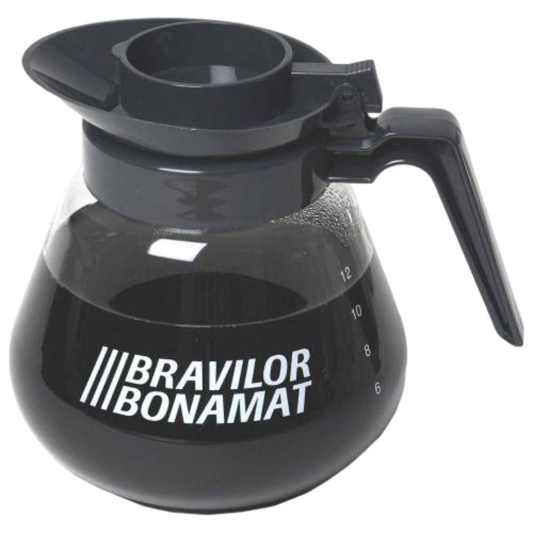Bravilor Coffee Machine Jug - Glass with Lid - 1.7Lt