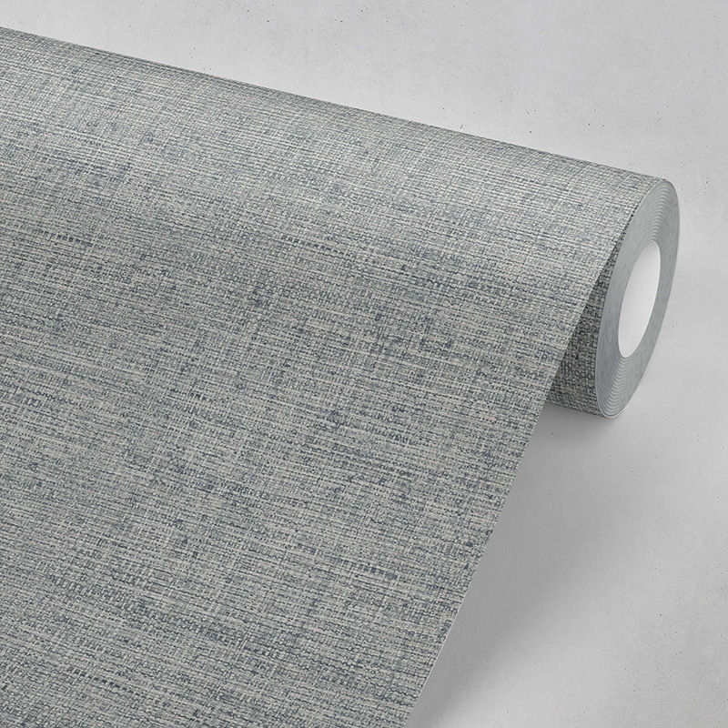 Wallpaper Easy to Apply DIY Wallpaper Roll in Duo Blue Grey