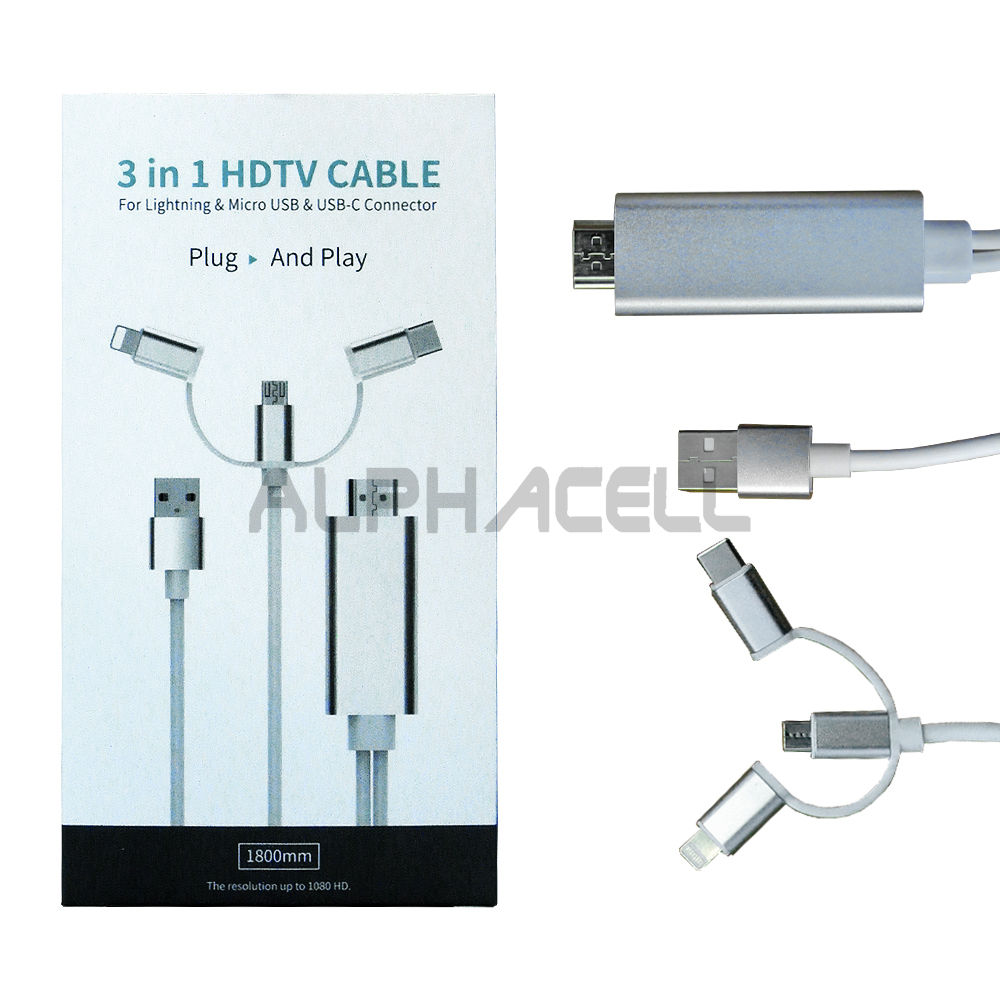 Lightning HDMI HDTV Cable - Micro Data Technology