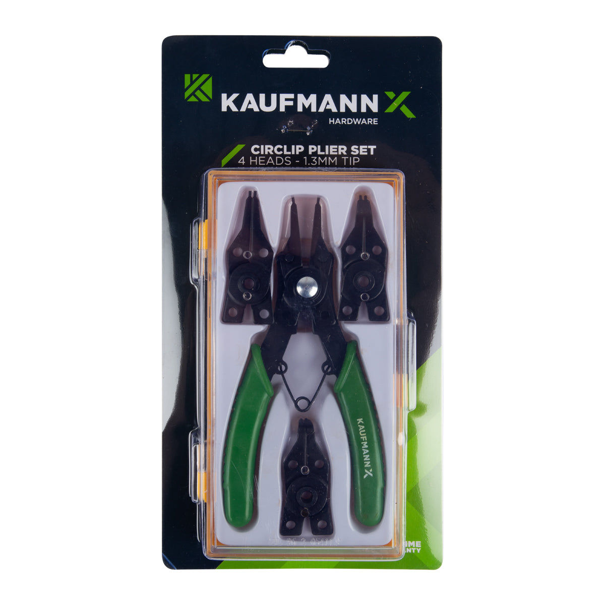 Kaufmann X Circlip H/D Plier Set With 4 Heads