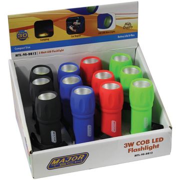 3W COB LED Flashlights (MTL-90-DB12) - Major Tech