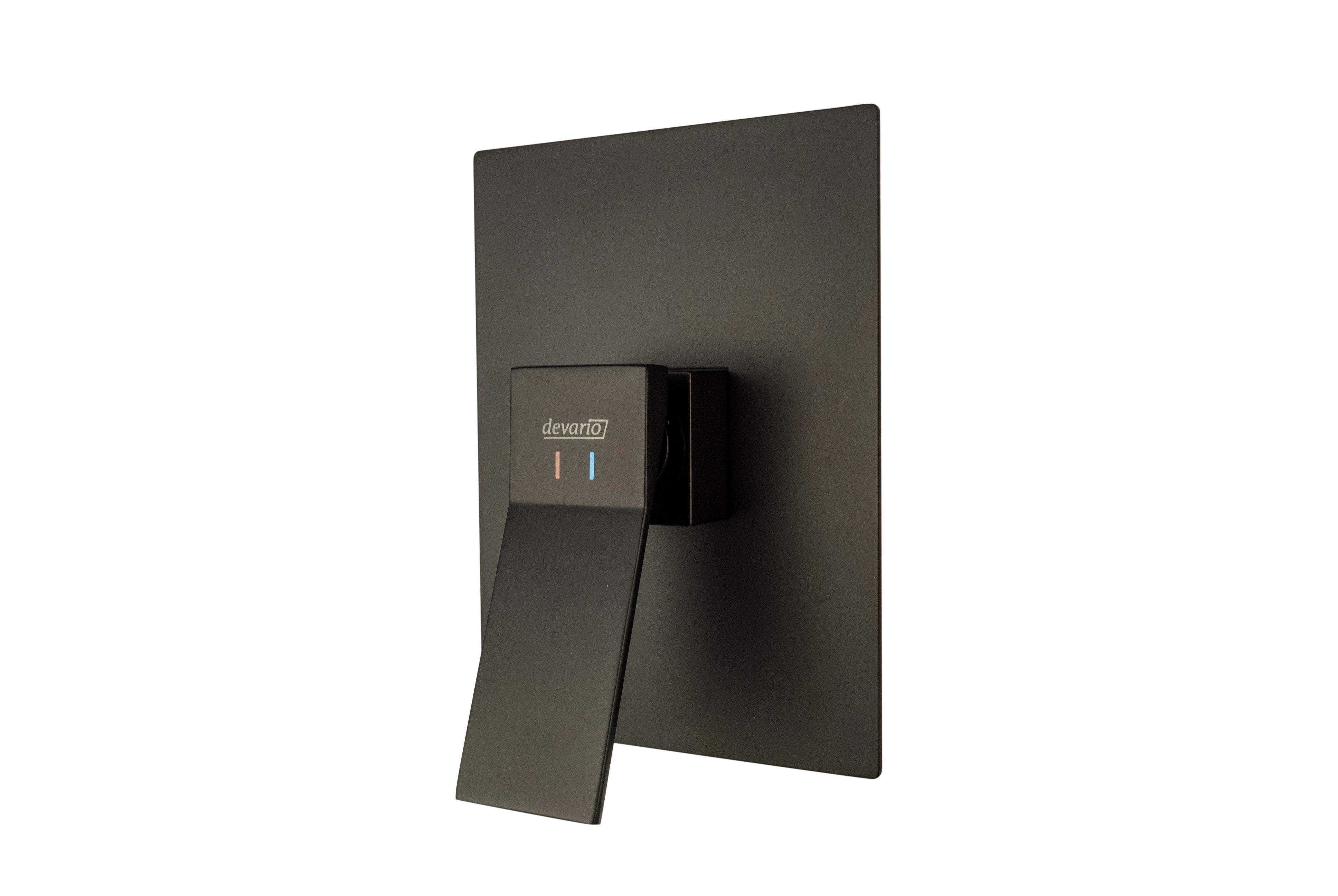 Milan Shower Mixer Brass - Matt Black