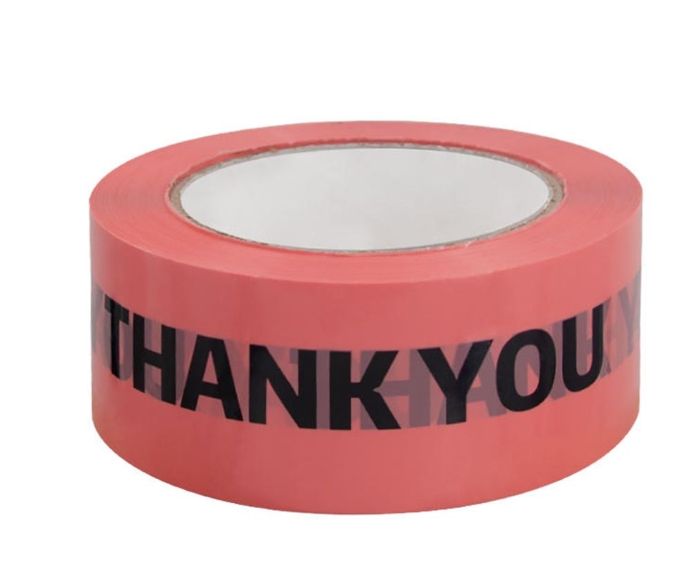 Bopp sealing packaging tape gift wrapping - 100m - Black