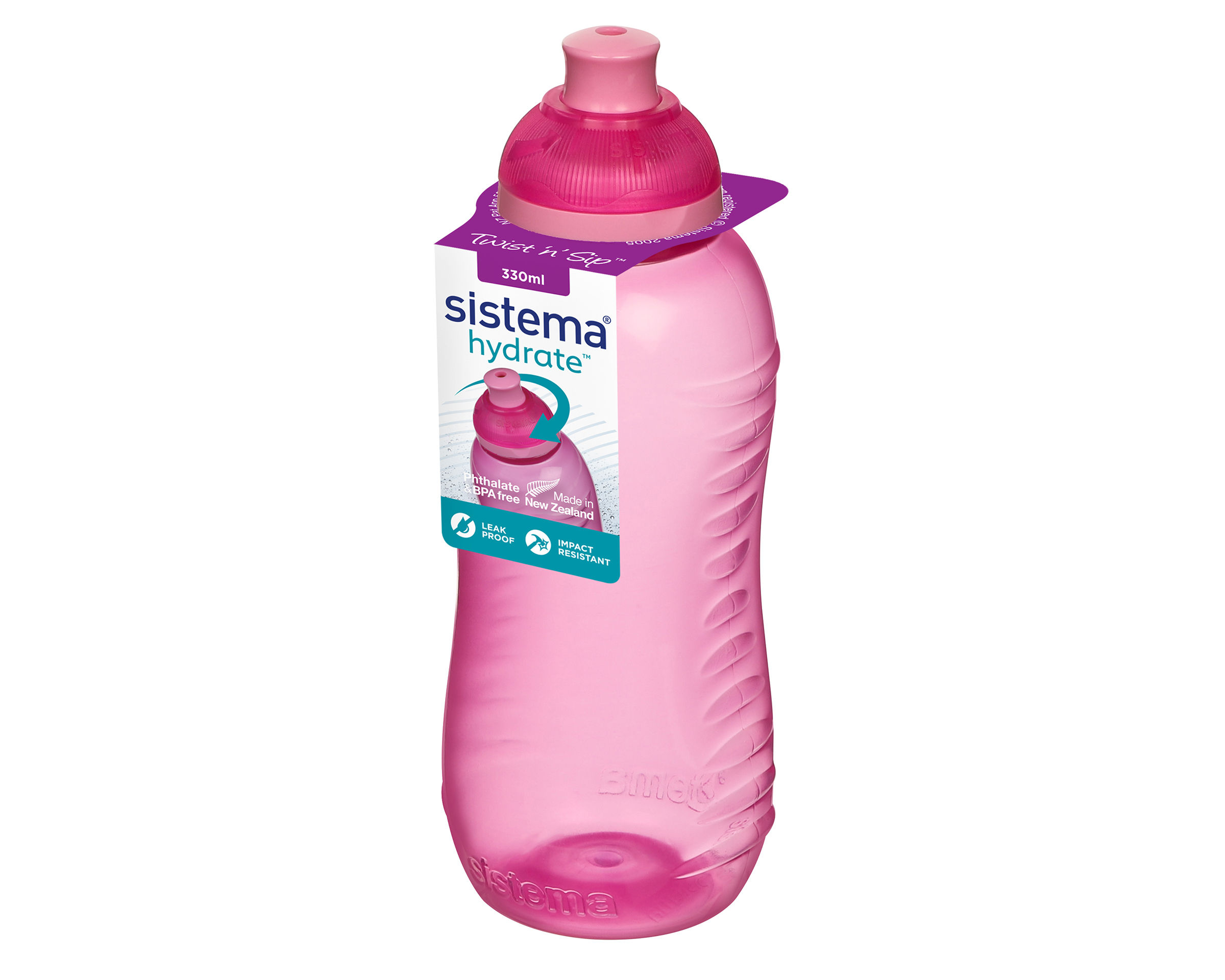 Sistema 330ml Twister Pink