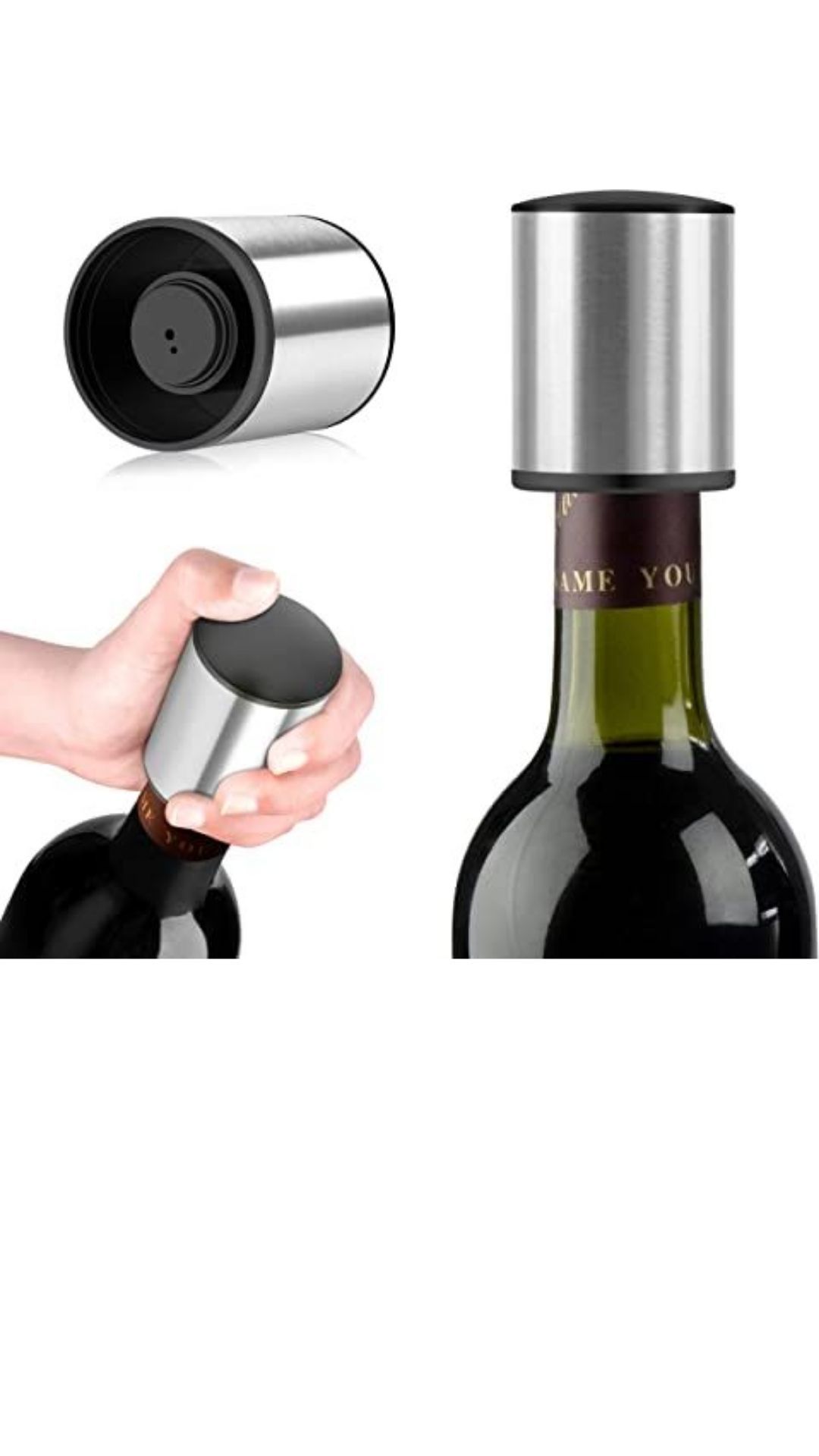 Stainless Steel Mini Wine Vacuum Stopper