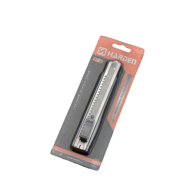 HARDEN Pro Heavy Duty Zinc Alloy Knife 18mm