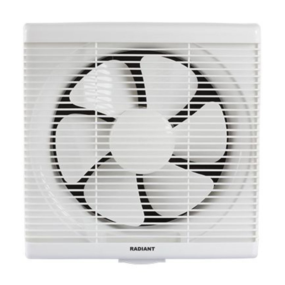 Extractor Square Wall/Louvre Fan White 36w Motor