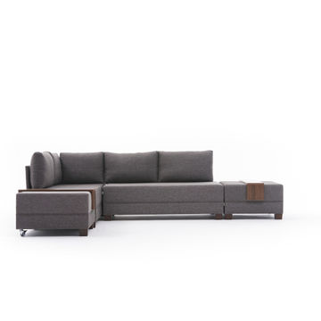 Fly Corner Sofa Bed Left - Brown