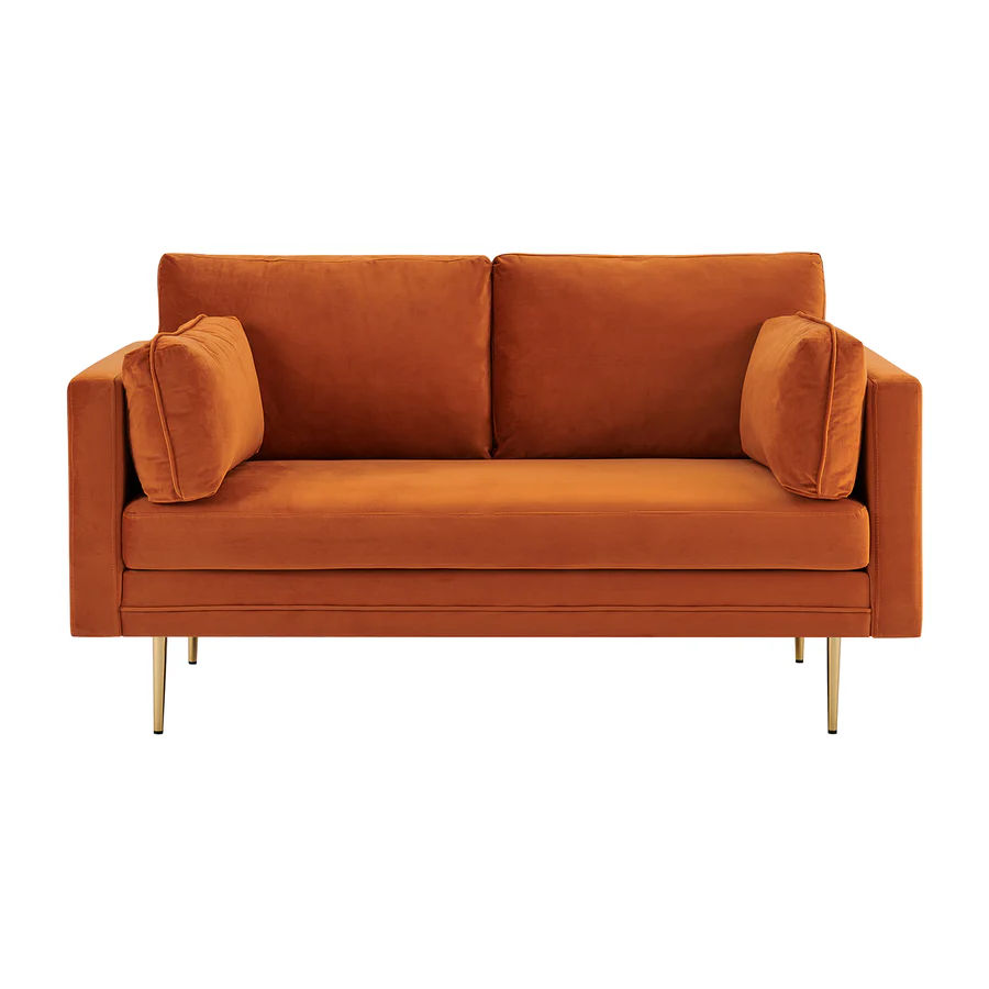 Paige 2 Seater Sofa Orange