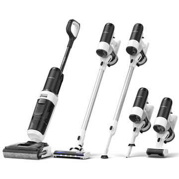 Tineco FLOOR ONE SWITCH S6 STRETCH - 65min Vaccum/40min Wet Dry Floor Washing, 180° Lay Flat Wet Dry Cordless Vacuum Floor Washer & Mop Stick