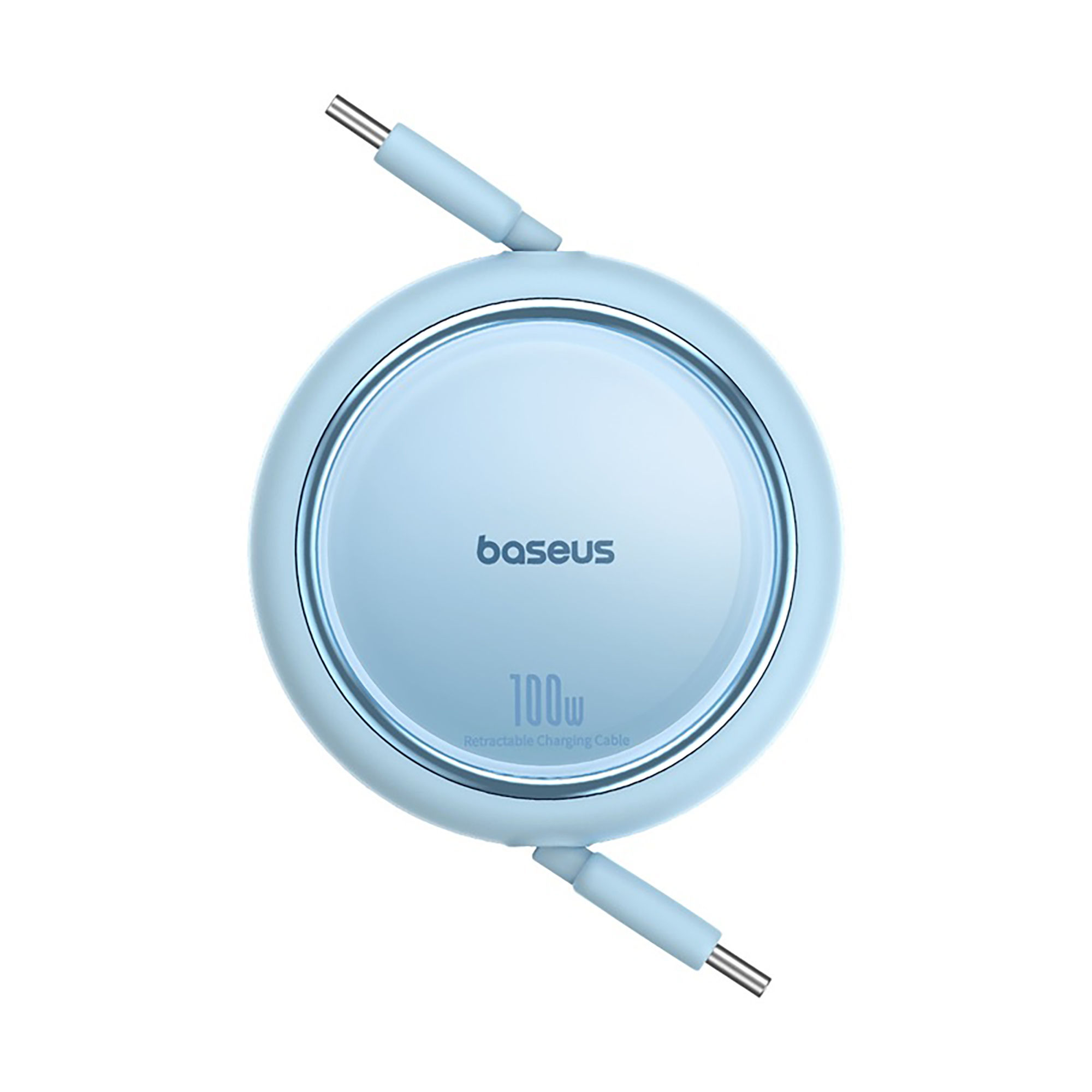 Baseus Free2Draw Mini Retractable Charging Cable Type-C to Type-C 100W 1m - Galaxy Blue