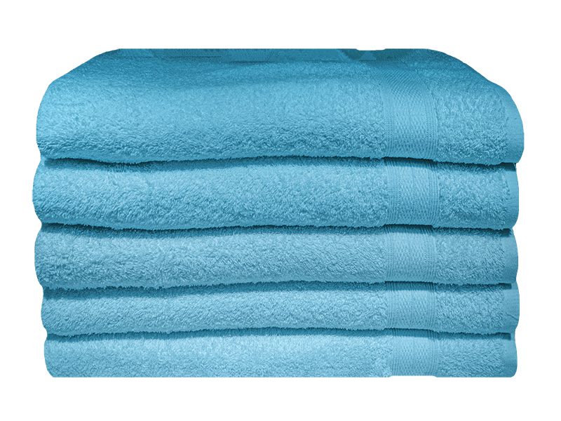 Bunty's Plush 450GSM 90x150cms Bath Sheets-05 Pc Pack-Gulf Stream