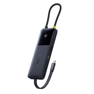 Baseus Dual Fast Charging 6-in-1 HUB - Black