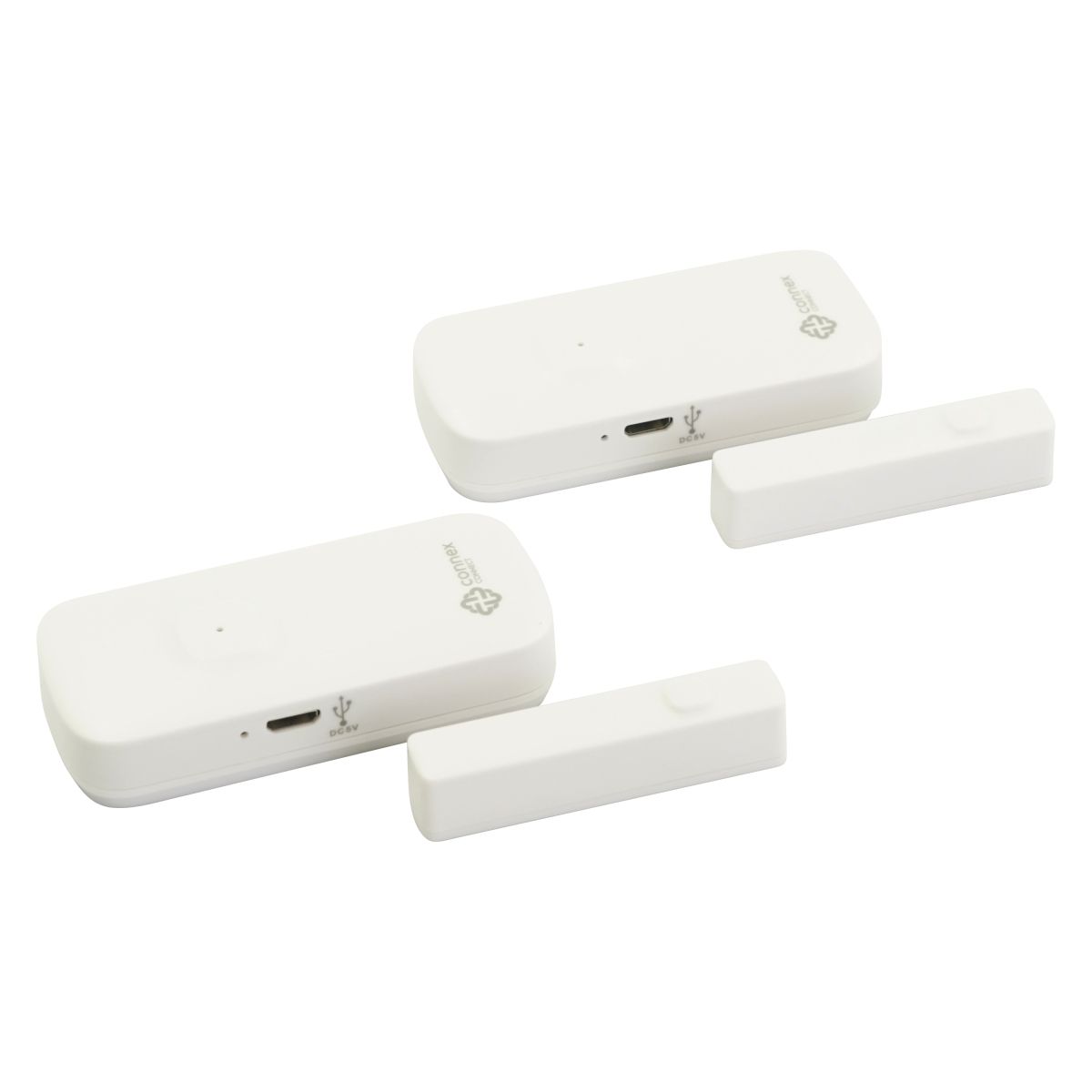 Smart WiFi Door Window Sensor Recharge Twin Pack