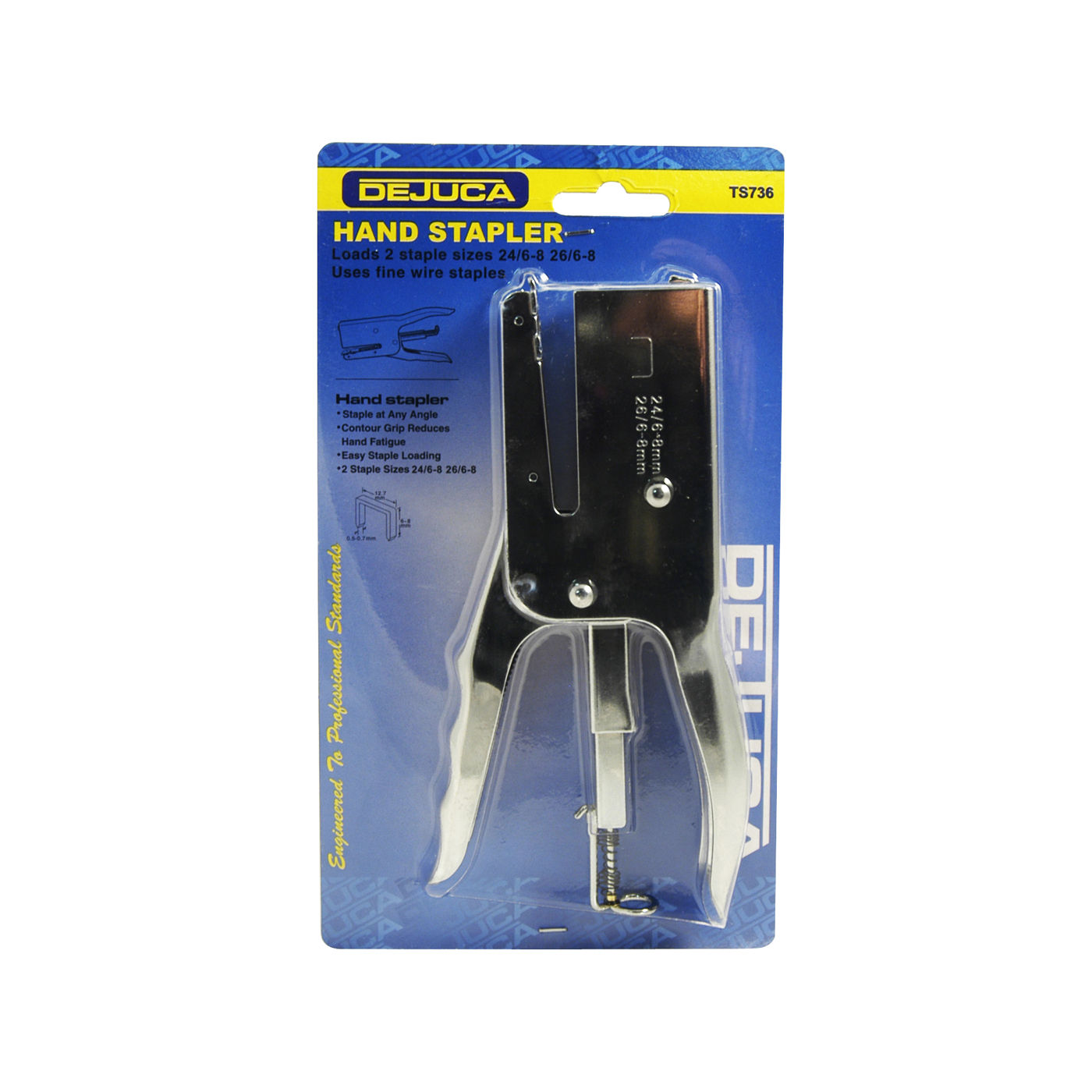 Dejuca - Hand Stapler - Plier Type - 4 Pack