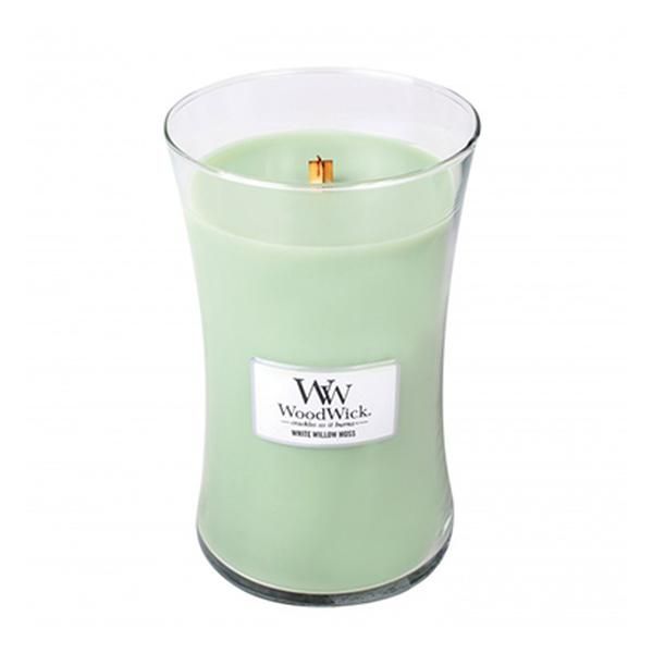 Woodwick White Willow Moss Large Retail Box No warranty