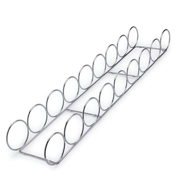 ROCO Wine Bottle Holder 9 Ring Chrome
