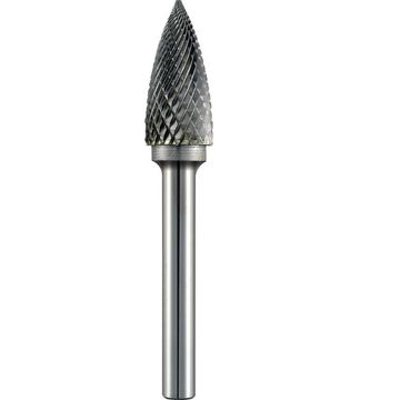 ALPEN - TC Rotary Burr 6mm Arc Pointed Nose for Hard Metals