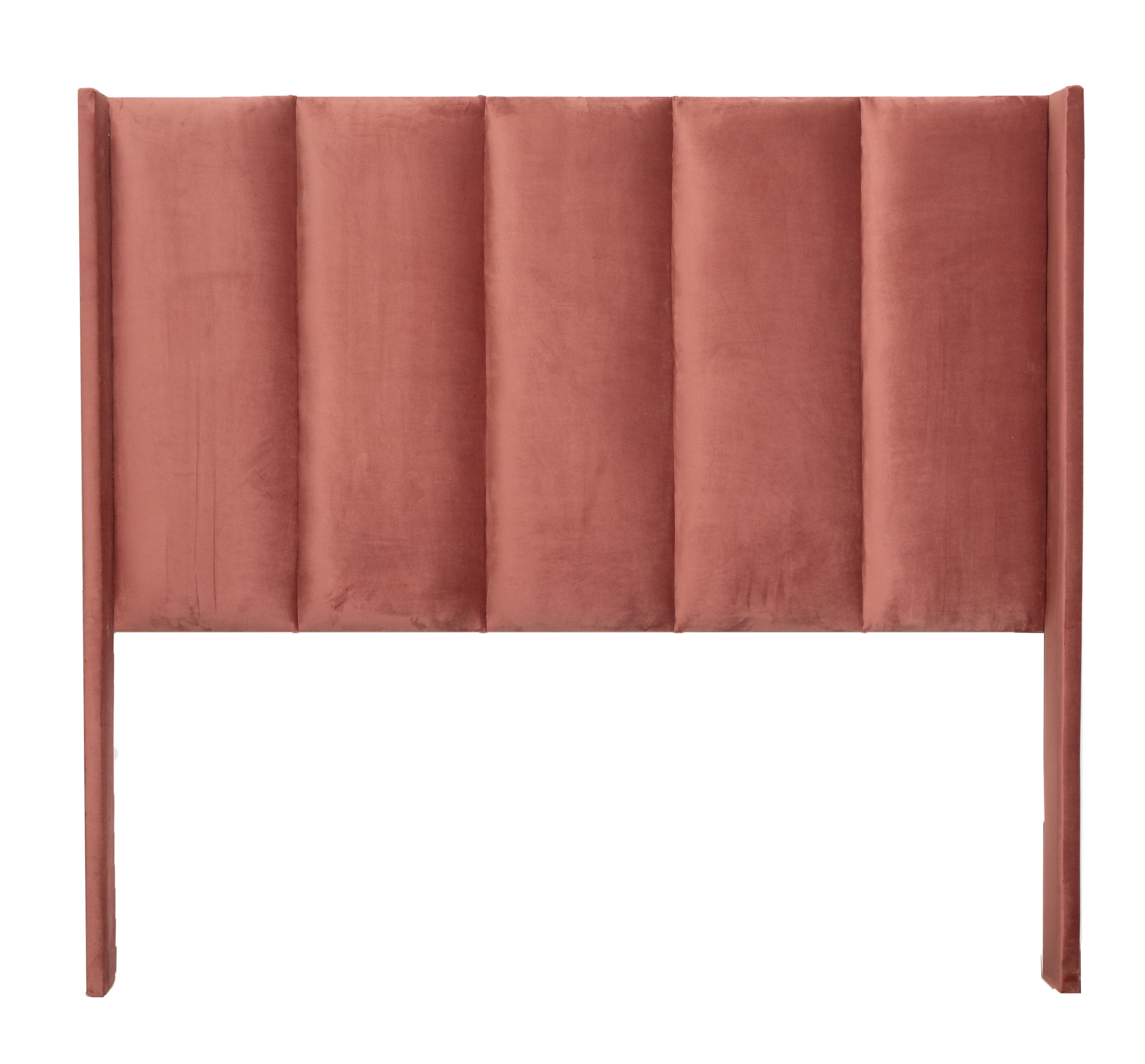 Ava Headboard - Pink Velvet - Queen