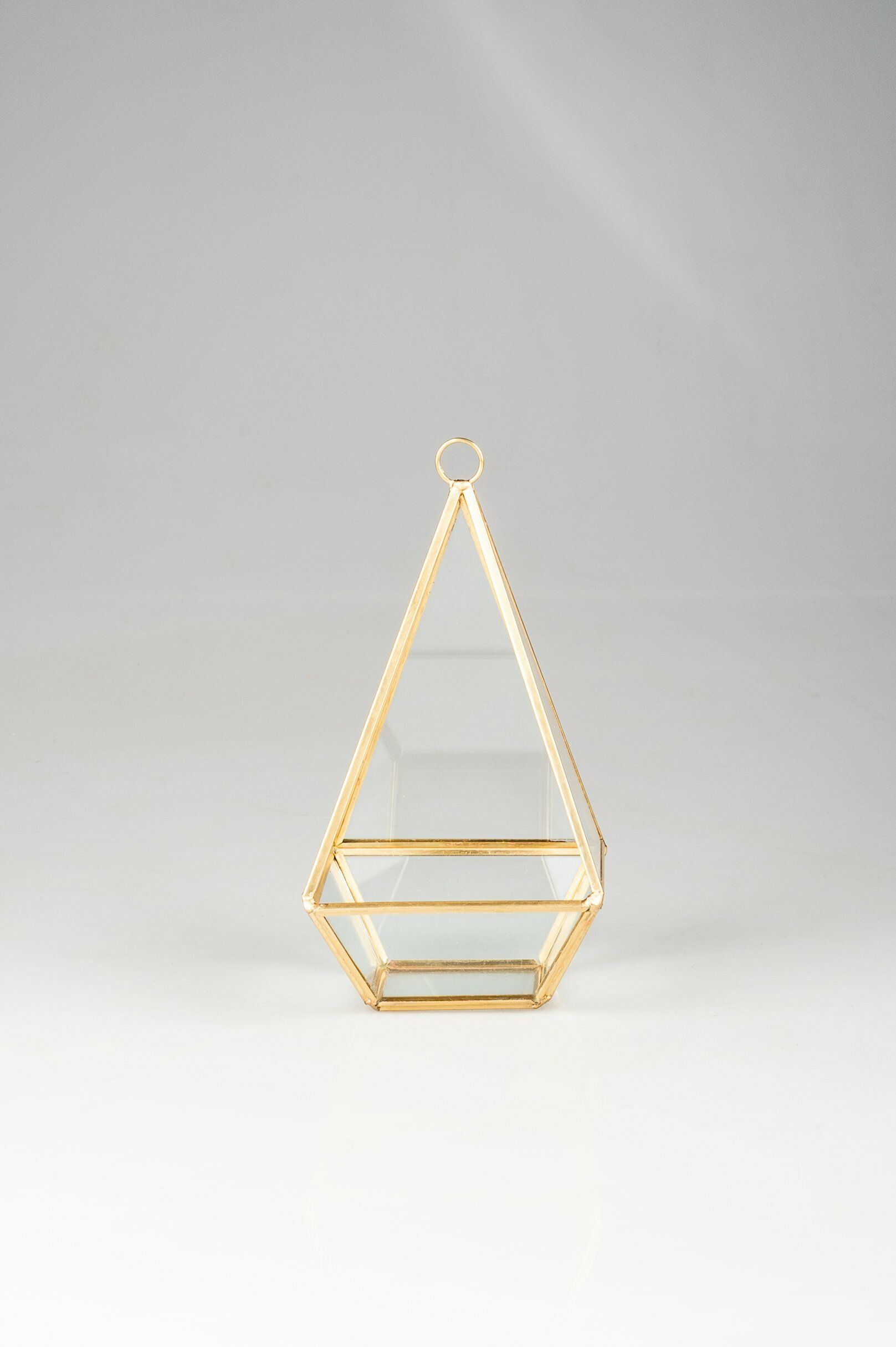 PYRAMID 9CMX9CMX16.5CM GOLD