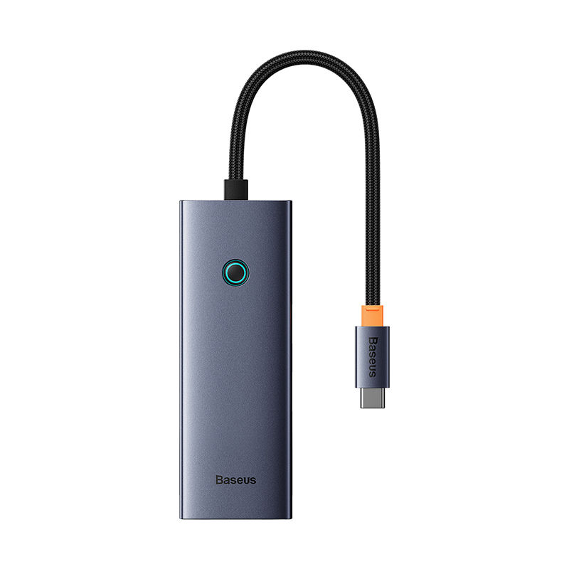 Baseus UltraJoy 5-in-1 USB Hub (1xHDMI 4K@30Hz + 4xUSB 3.0) - Grey