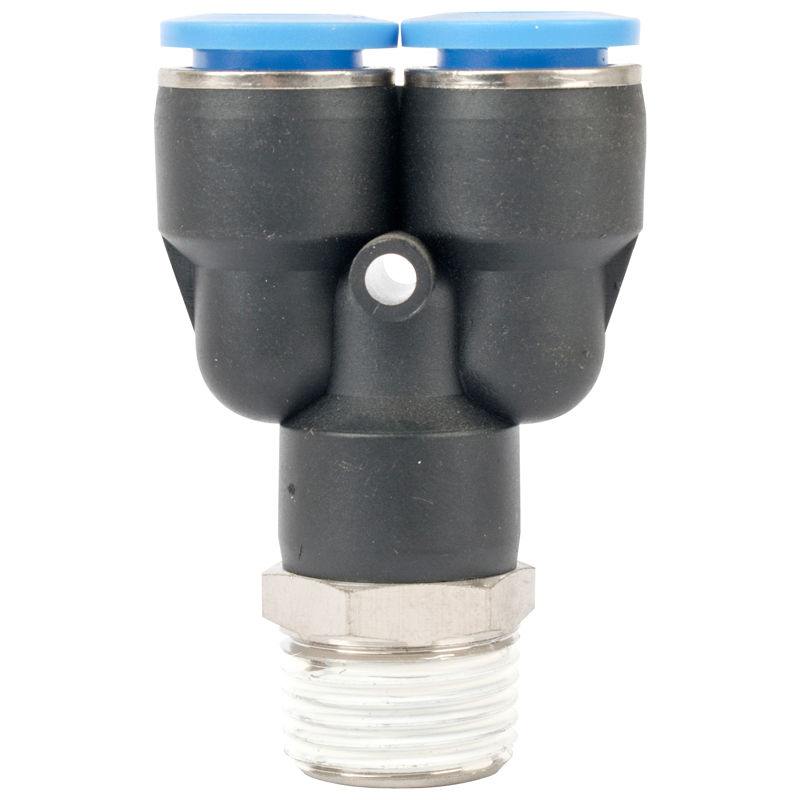 AirCraft - Pu Hose Fitting Y Joint 12mm-1/2 M - 2 Pack