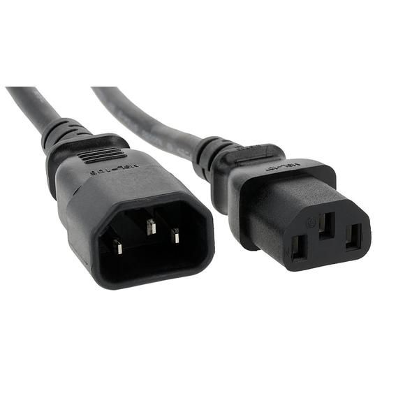 Power Cord - Kettle Cord (C13) Male-Female Extension Cable, 1.8 Meter