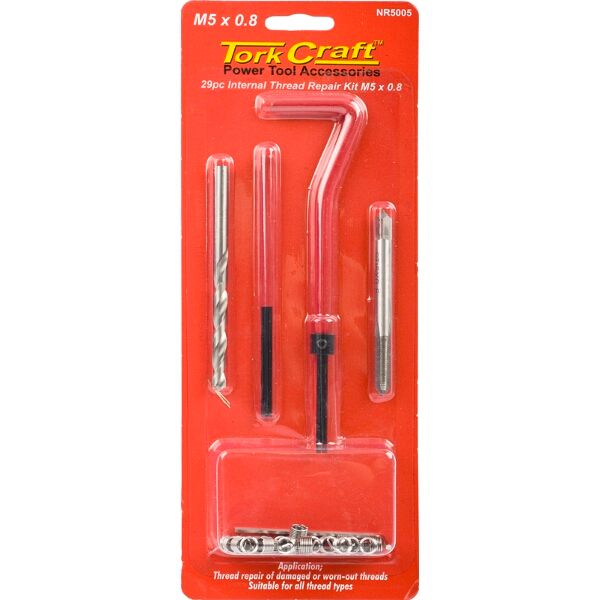 Thread Repair Kit 29Pc M5 X 0.8 X 1.5D Internal Thread Carded