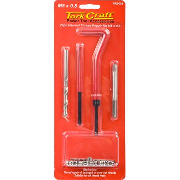 Thread Repair Kit 29Pc M5 X 0.8 X 1.5D Internal Thread Carded