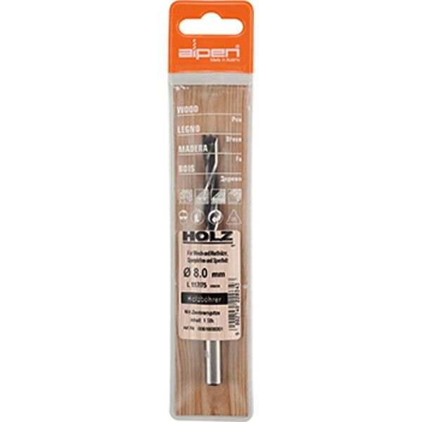 Wood Drill Bit 9 X 125Mm
