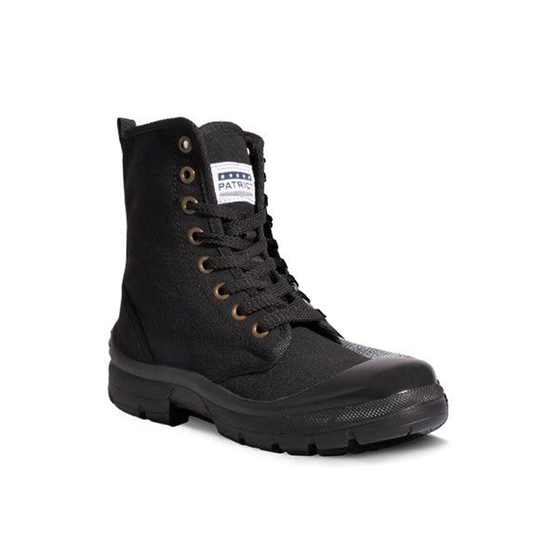 PATRIOT Black Canvas Security Boot Soft Toe ( UK Size 6 )