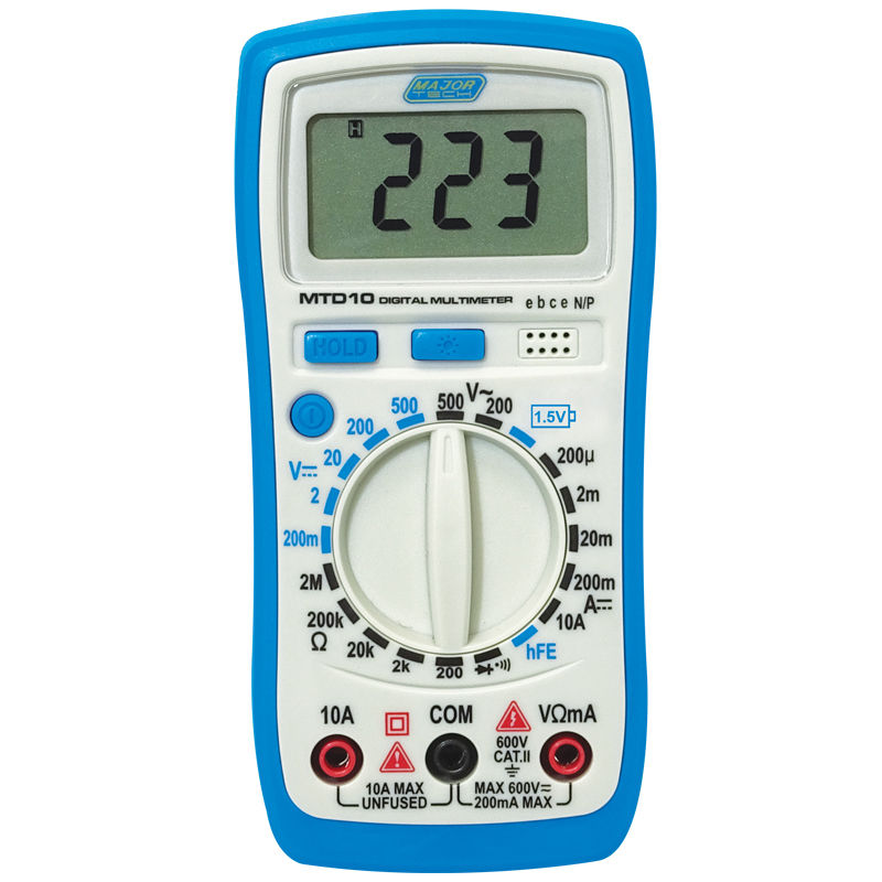 Compact Digital Multimeter (MTD10) - Major Tech