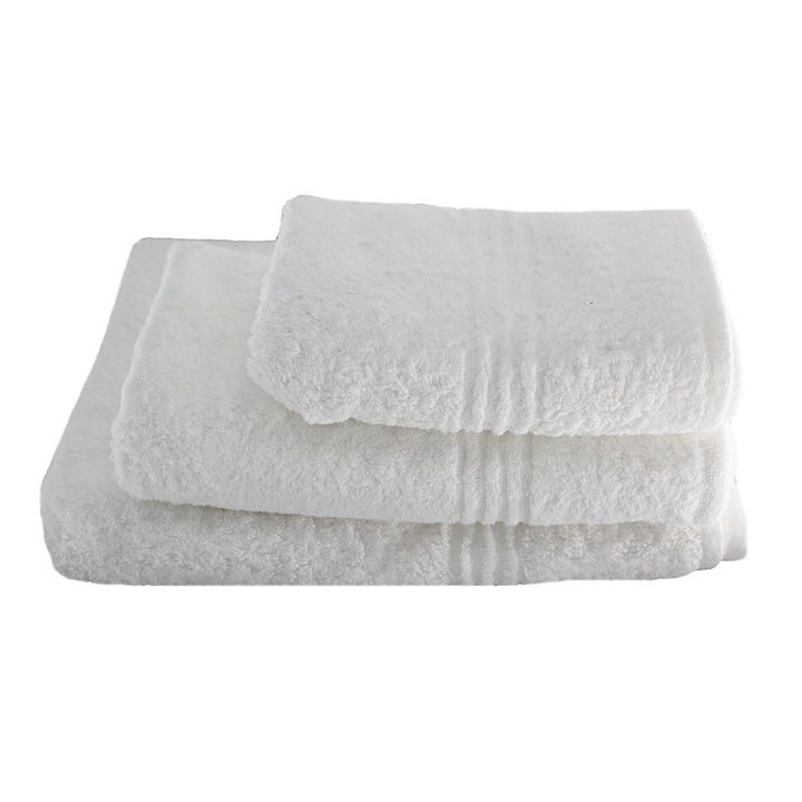 Glodina Black Label Luxury Marathon Snag Proof 550gsm 1 HandTowel, 1 BathTowel, 1 BathSheet -White