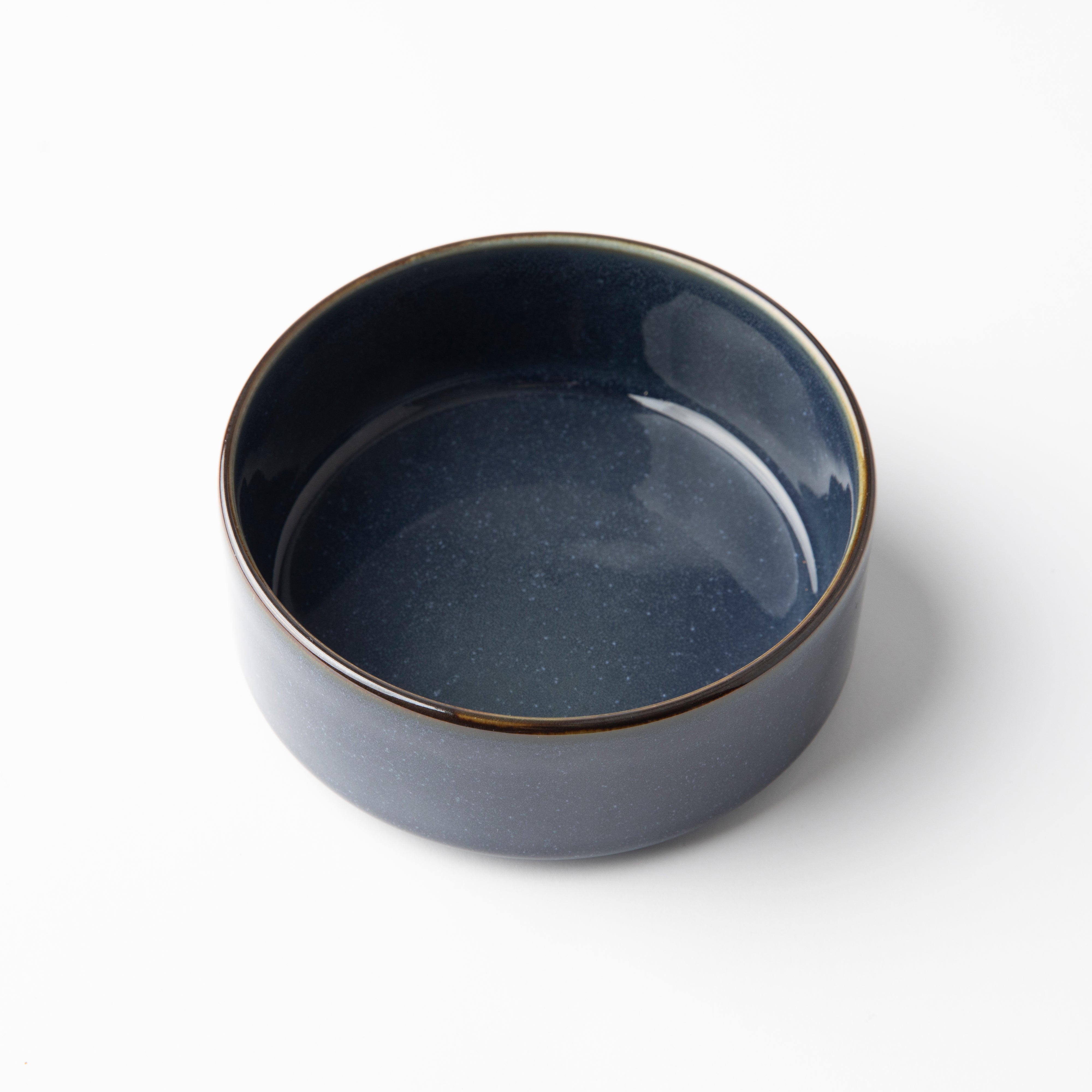 OMADA Flat Stackable Blue Nibble Bowl