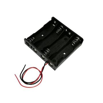 Battery Holder For 4x Aa W/Wire Leads Bh 341 4 A