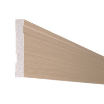 Polymer Skirting Plastic 100mm - Echo Oak 2400 x 100 x 2mm