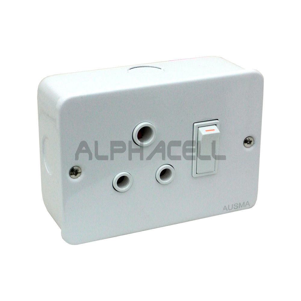 SWITCH INDUSTRIAL WALL SOCKET PLUG SINGLE (white) LEROY MERLIN South Africa