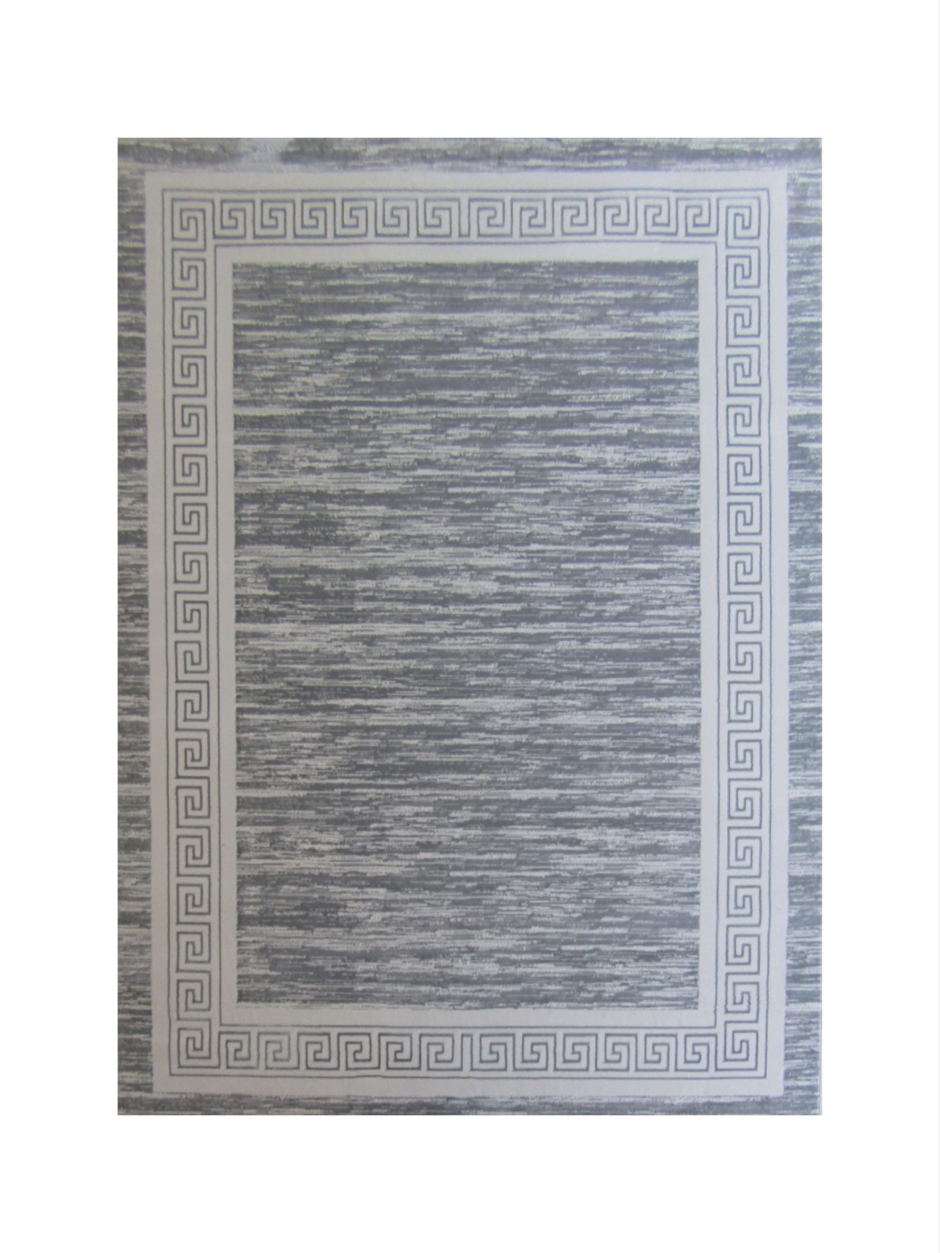 BK Carpets & Rugs -  Modern Lounge Area Rug –  2m x 2,9m - Grey & White
