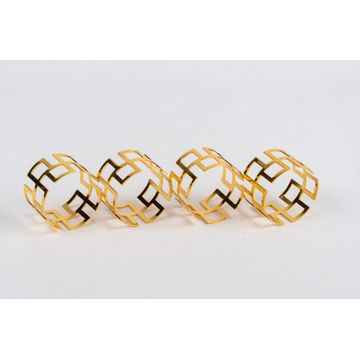 Napkin Rings X4 Assorted