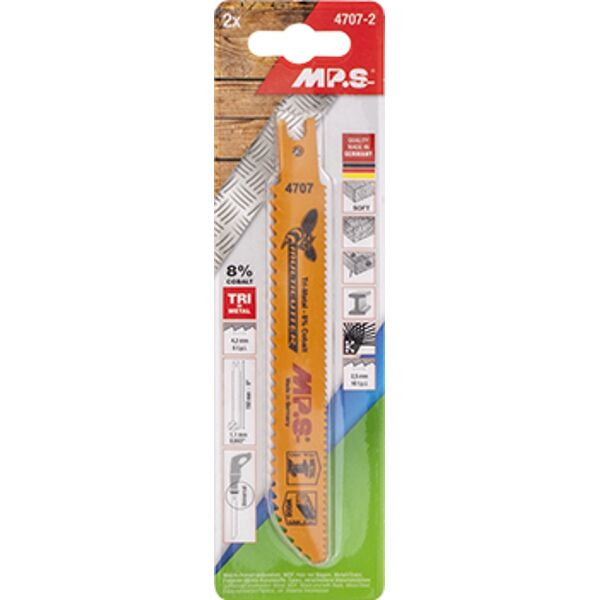 Sabre Saw Metal&Wood 150Mm Multicutter U-Shank 6&10Tpi 2/Pk