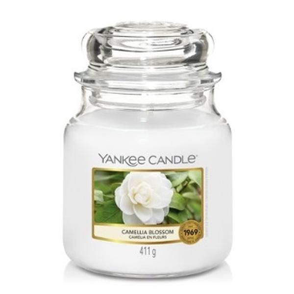 Yankee Candle Camellia Blossom Medium Jar Retail Box No