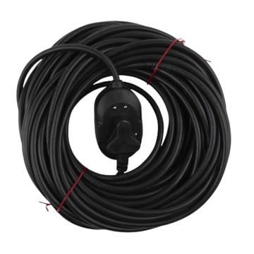 Digitech 16A Electrical Extension Lead 20m Black 1,5mm