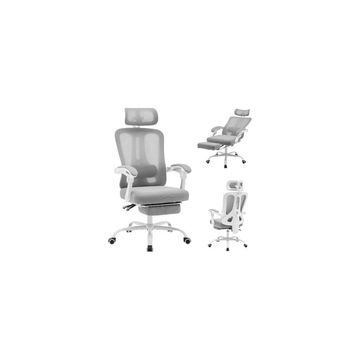 Ergonomic Recliner Office Chair - Grey