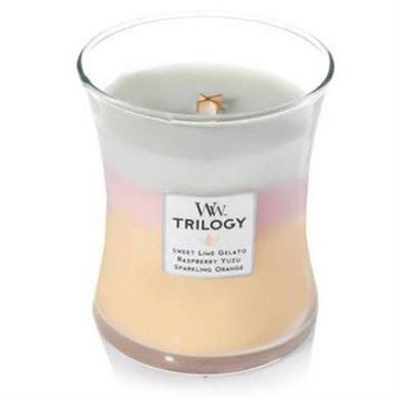 Woodwick Trilogy Summer Sweets Medium Retail Box No