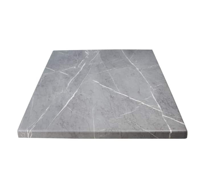 Vividitto - Werzalit Square Cafe Table Top 60cm - Light Emperador